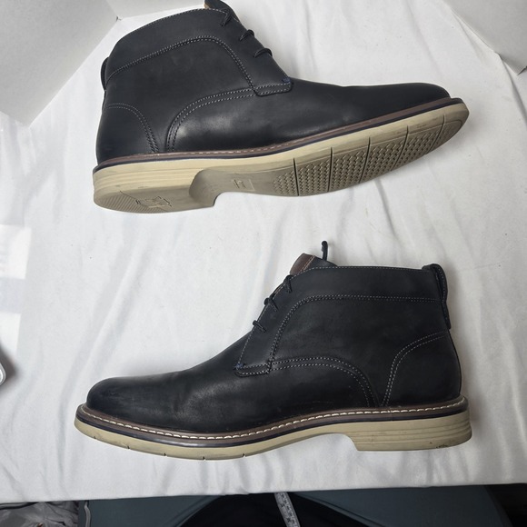 Florsheim Norwalk Leather Chukka Boots Mens 9.5M Black Comfortech Flex Sole main image 7